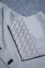 Premium Soft Cotton Panjabi (Ash) - Image 6