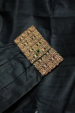 Premium Cuff Sleeve Panjabi (Black) - Image 5