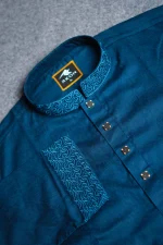 Premium Soft Cotton Panjabi (Sea Green)