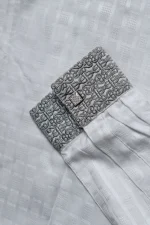 Premium Cuff Sleeve Panjabi (White) - Image 5