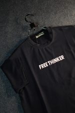 High Quality Printed T-Shirt Black