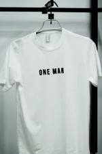 ONE MAN T-SHIRT (White) - Image 2