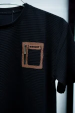HIGH QUALITY BRIGHT T-SHIRT (BLACK)