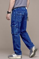 Ice Wash 6 Pocket Baggy Denim Pant - Image 2