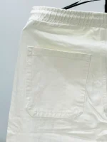 White Drawstring Baggy Pant - Image 5