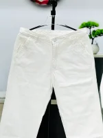 White Belt Baggy Pant