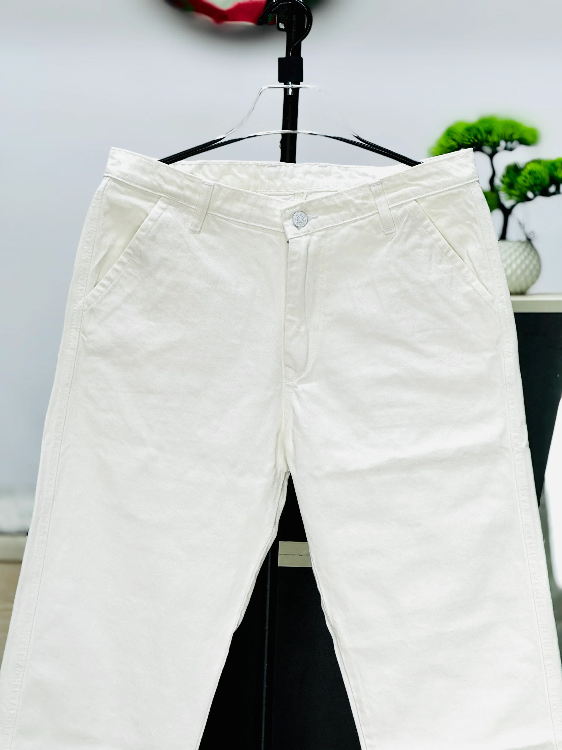 IMG_5588 White Belt Baggy Pant - Image 1